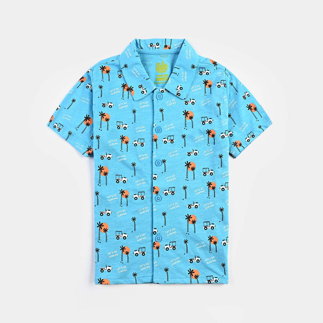 Boys Slub Jersey Shirt HS Lets Go Surfing