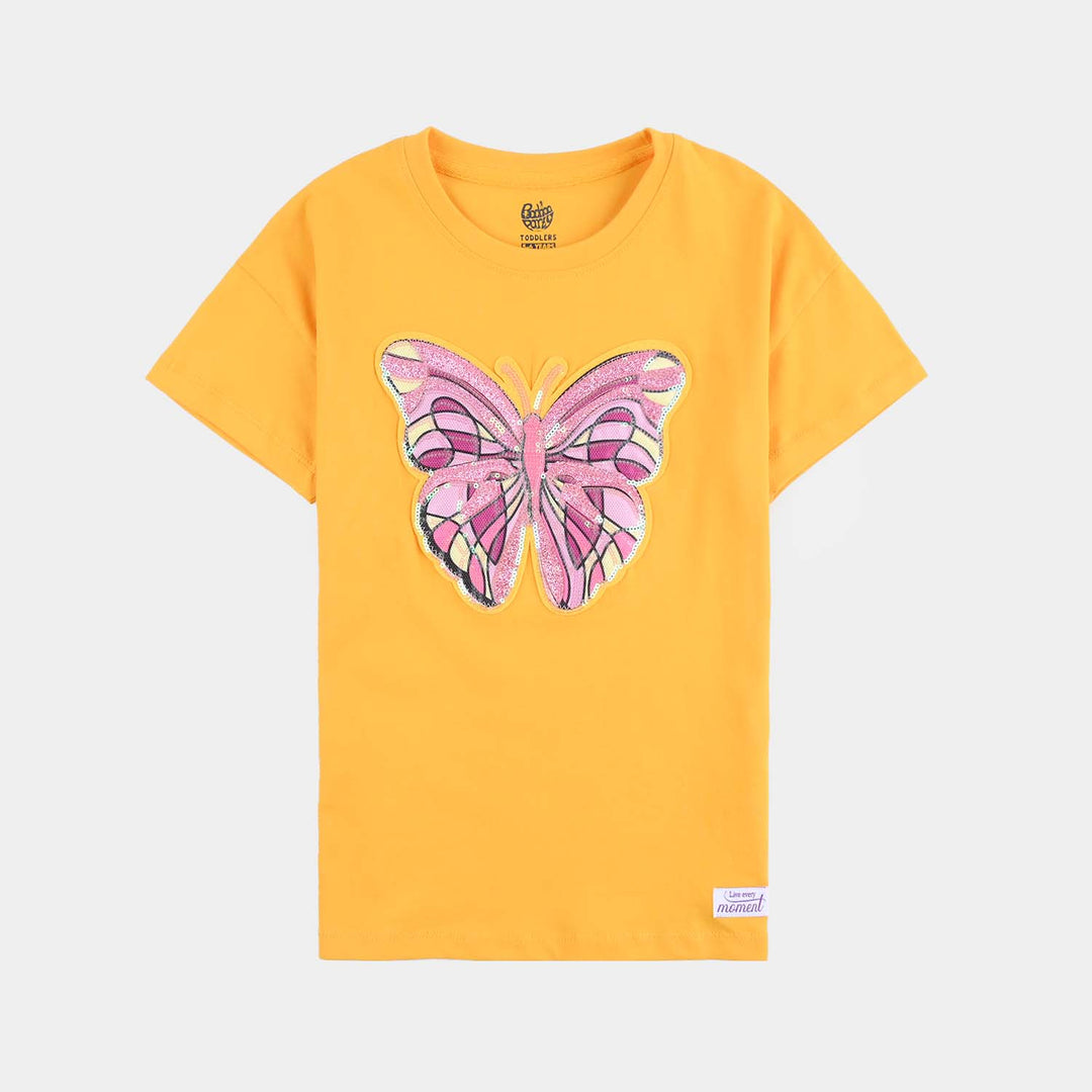 Girls Cotton Jersey T-Shirt H/S Live Every Moment