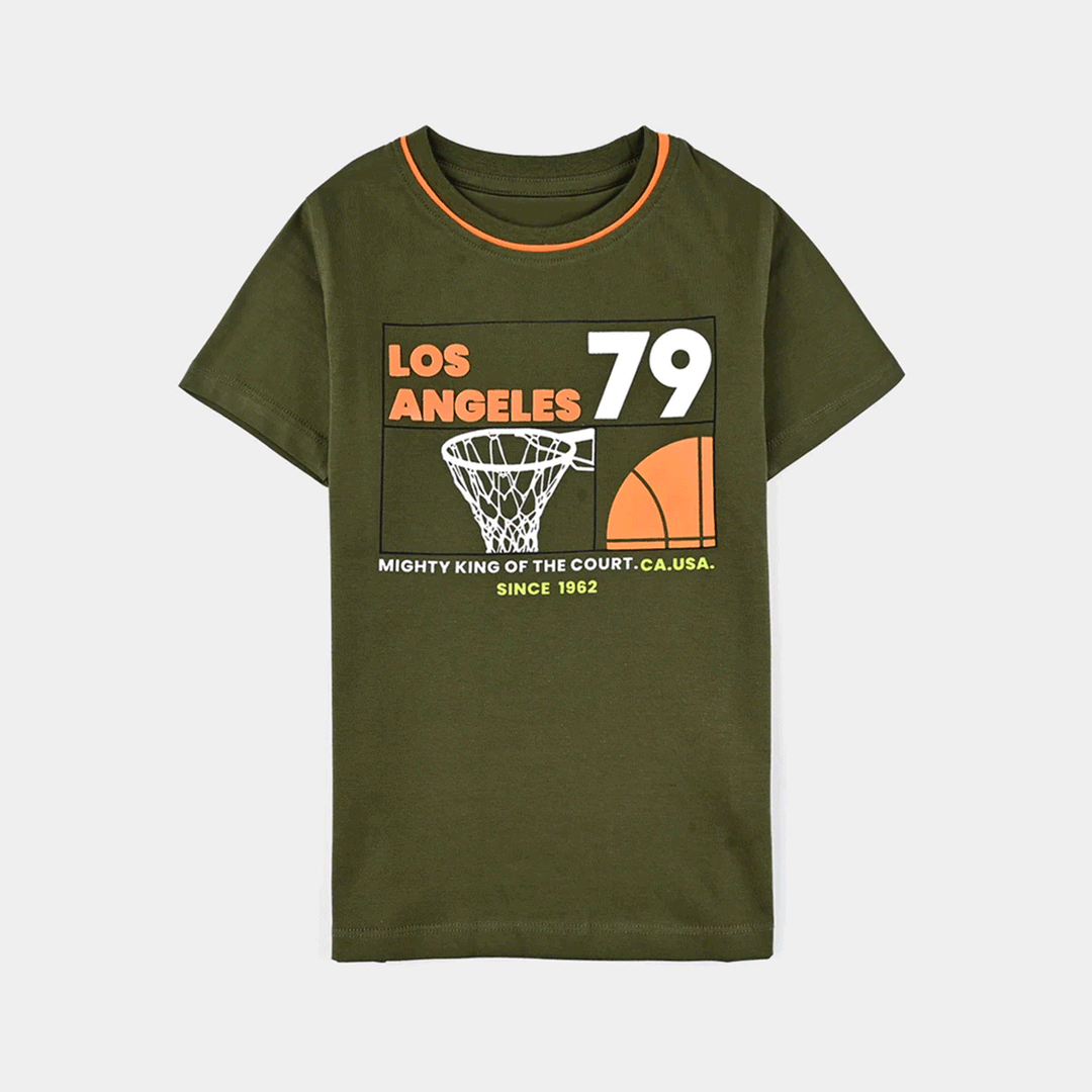 Boys Cotton Jersey T-Shirt H/S Los Angeles