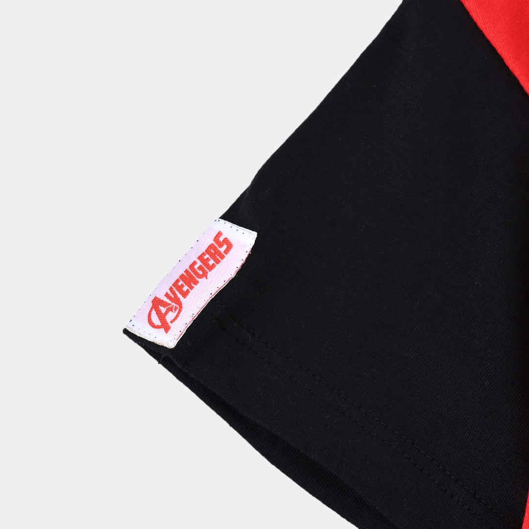 Boys Cotton Jersey T-Shirt H/S-HR.Red