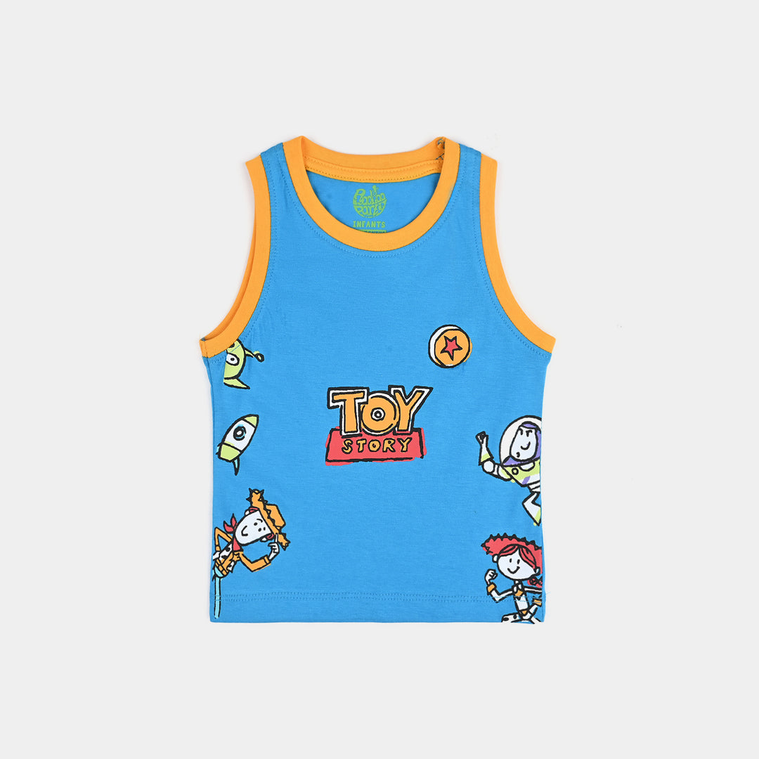 Infant Boys Cotton Jersey Sando Toy Story