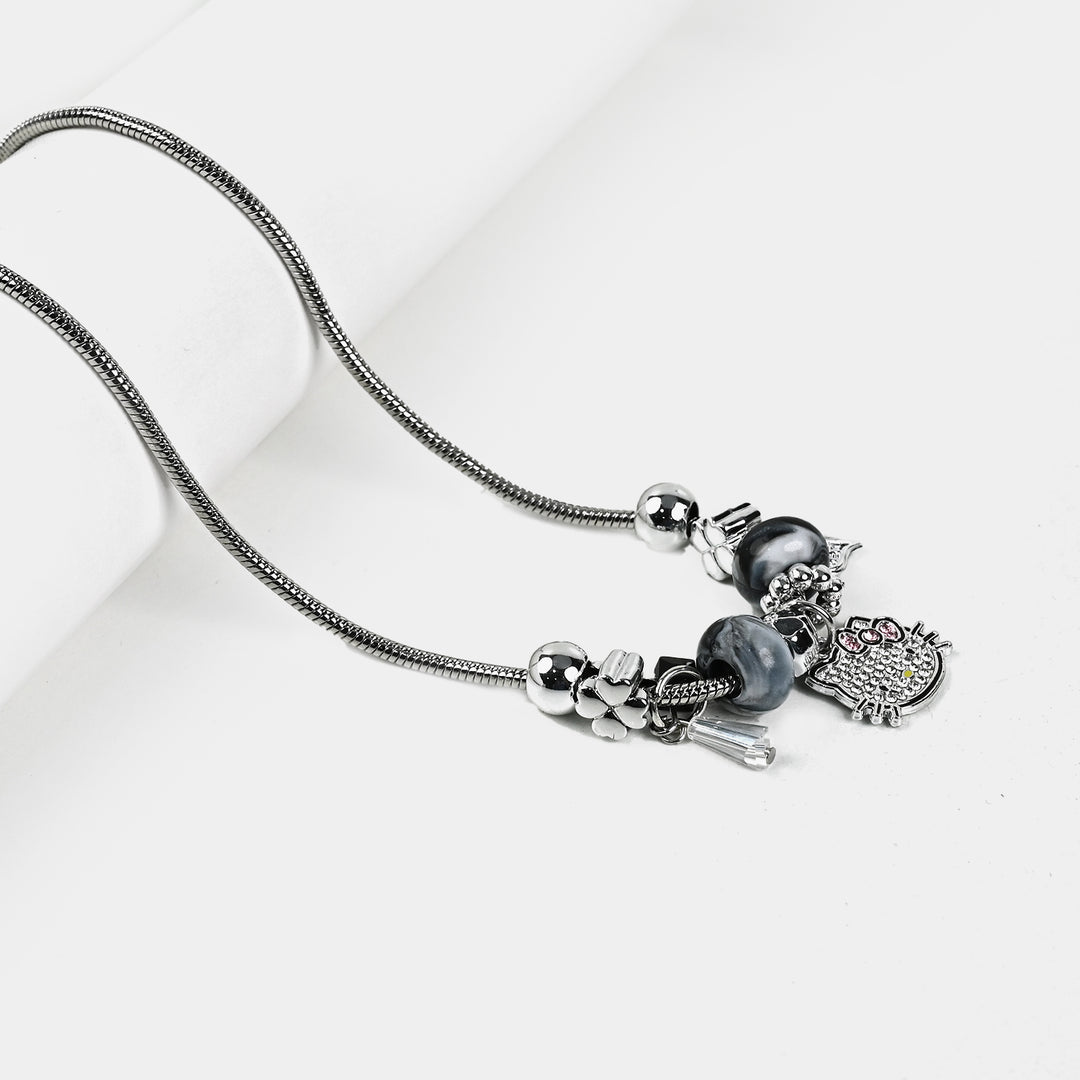 Elegant Silver-Tone Necklace