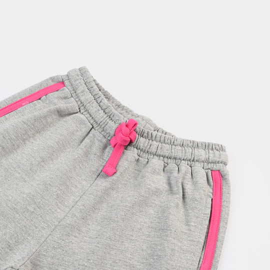 Girls Jersey/Terry Short You Love-H.grey