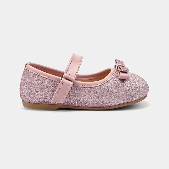 Girls Pumps 11-73-Tea.Pink