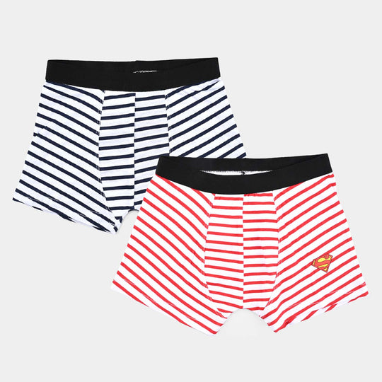Boys Cotton Jersey Boxer - Pack of 2 - Red/Navy