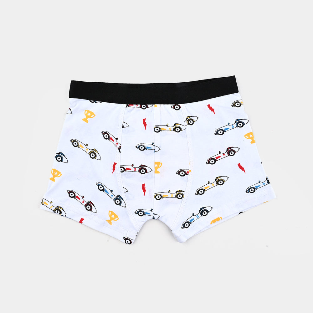 Boys Cotton Jersey Boxer Pack of 2 (Cars) - Multi/Citrus