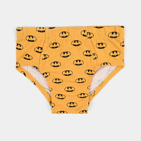 Boys Cotton Jersey Brief-Pack of 2-Citrus/Black