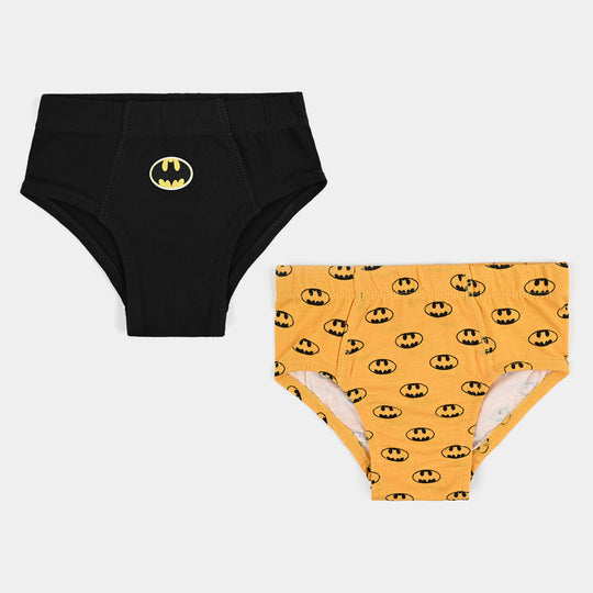 Boys Cotton Jersey Brief-Pack of 2-Citrus/Black