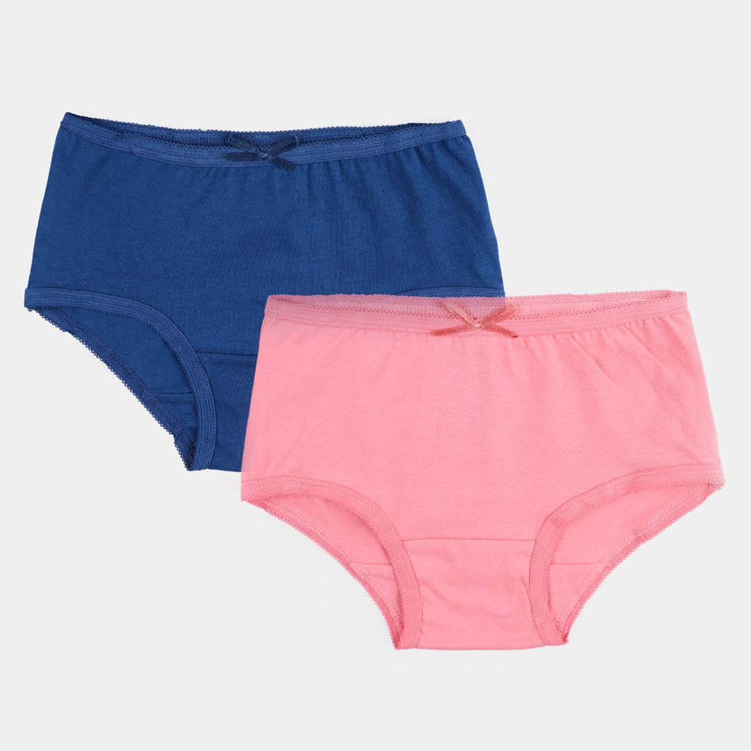 Pack OF 2 Girls Cotton Jersey Panties Basic-Navy Pink