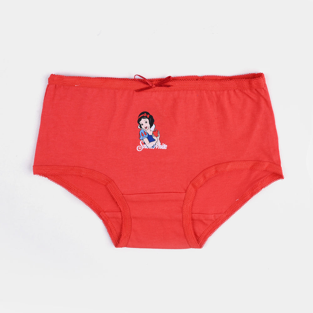 Pack OF 2 Girls Cotton Jersey Panties-Red/Peach
