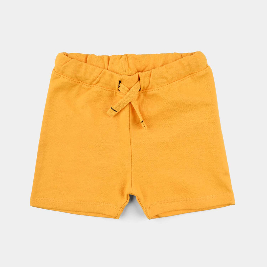 Infant Boys Jersey/Terry Basic Short-Gold Fusion
