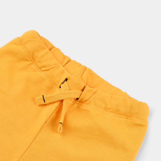 Infant Boys Jersey/Terry Basic Short-Gold Fusion