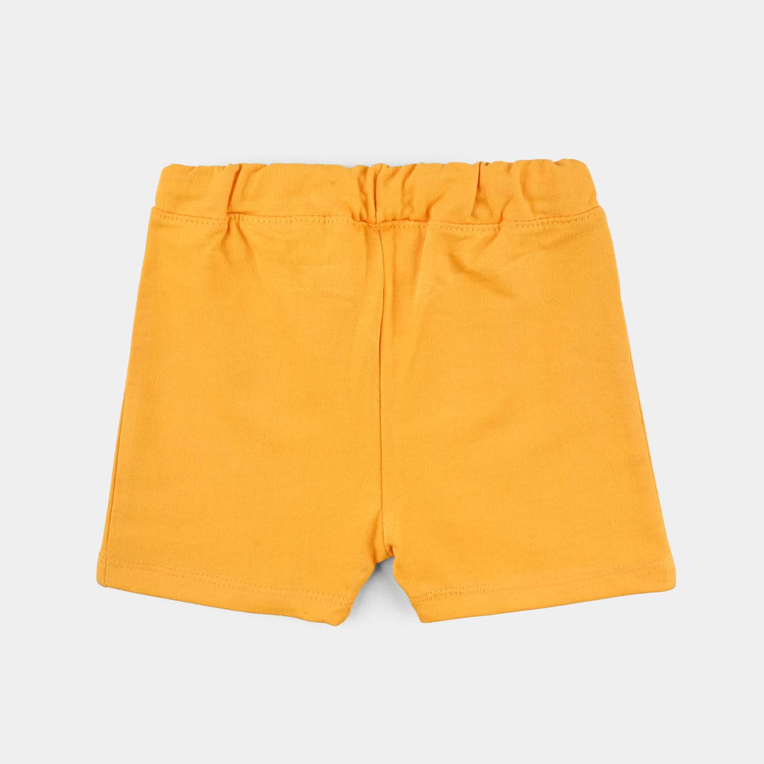Infant Boys Jersey/Terry Basic Short-Gold Fusion