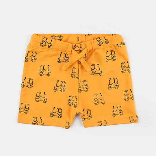 Infant Boys Jersey/Terry Short Truck-Gold Fusion