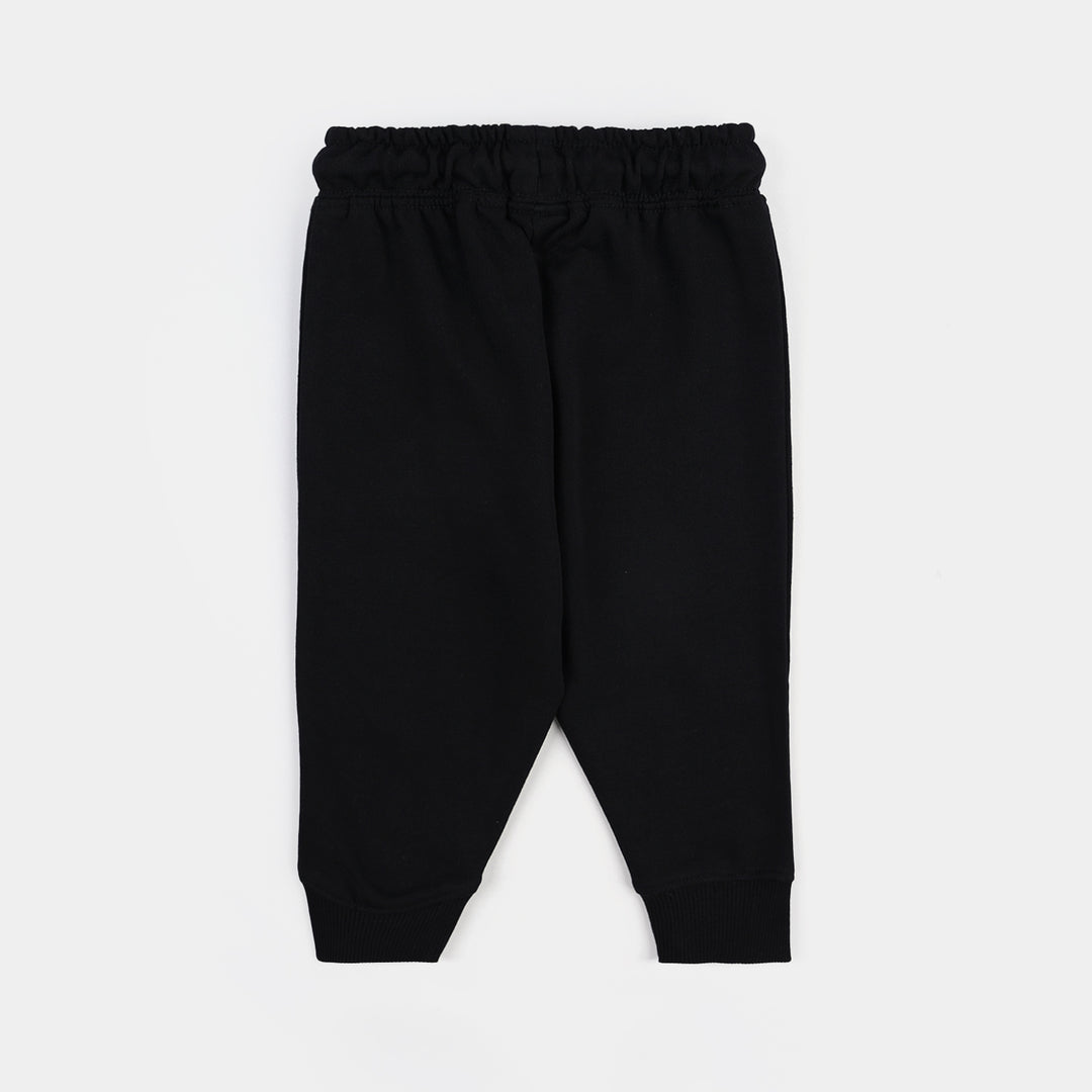 Infant Boys Cotton Terry Pyjama (Lion King) - Jet Black