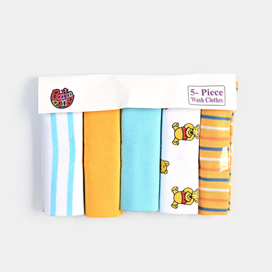 Infant Cotton Interlock Washcloths - Multicolor