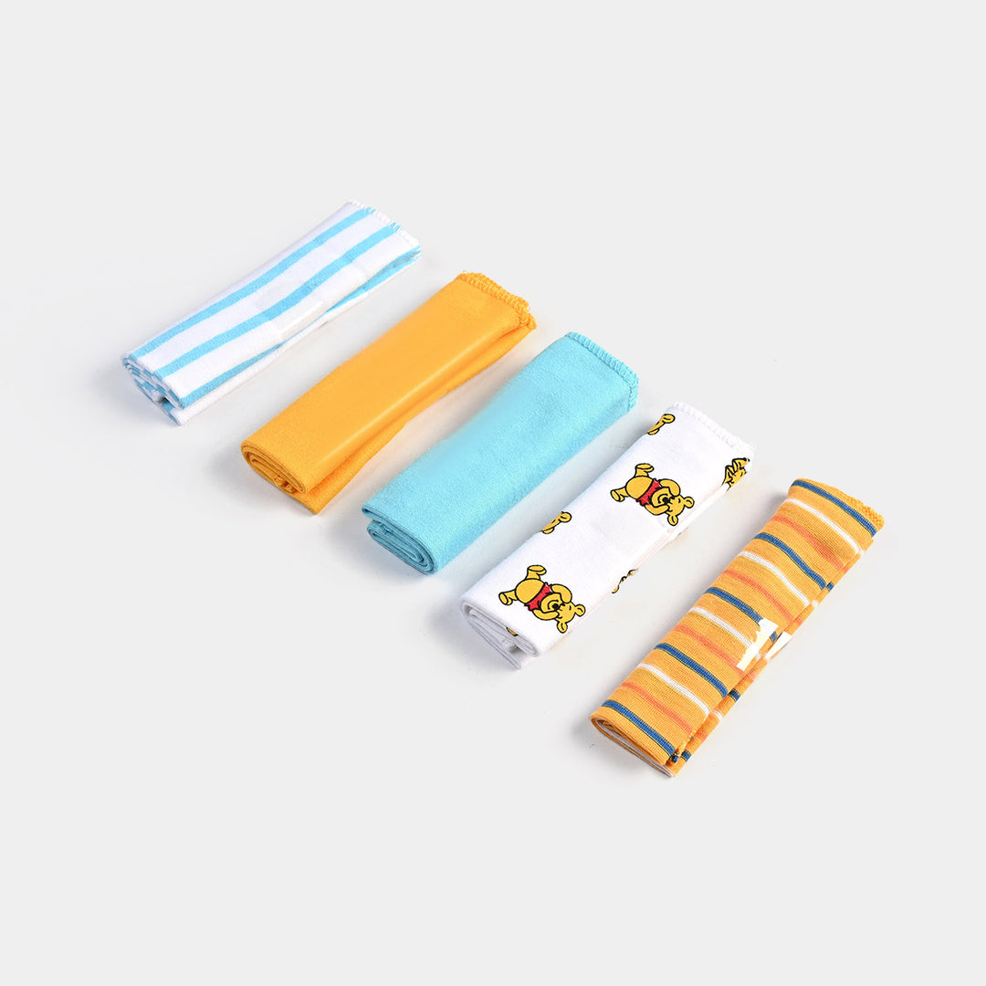 Infant Cotton Interlock Washcloths - Multicolor