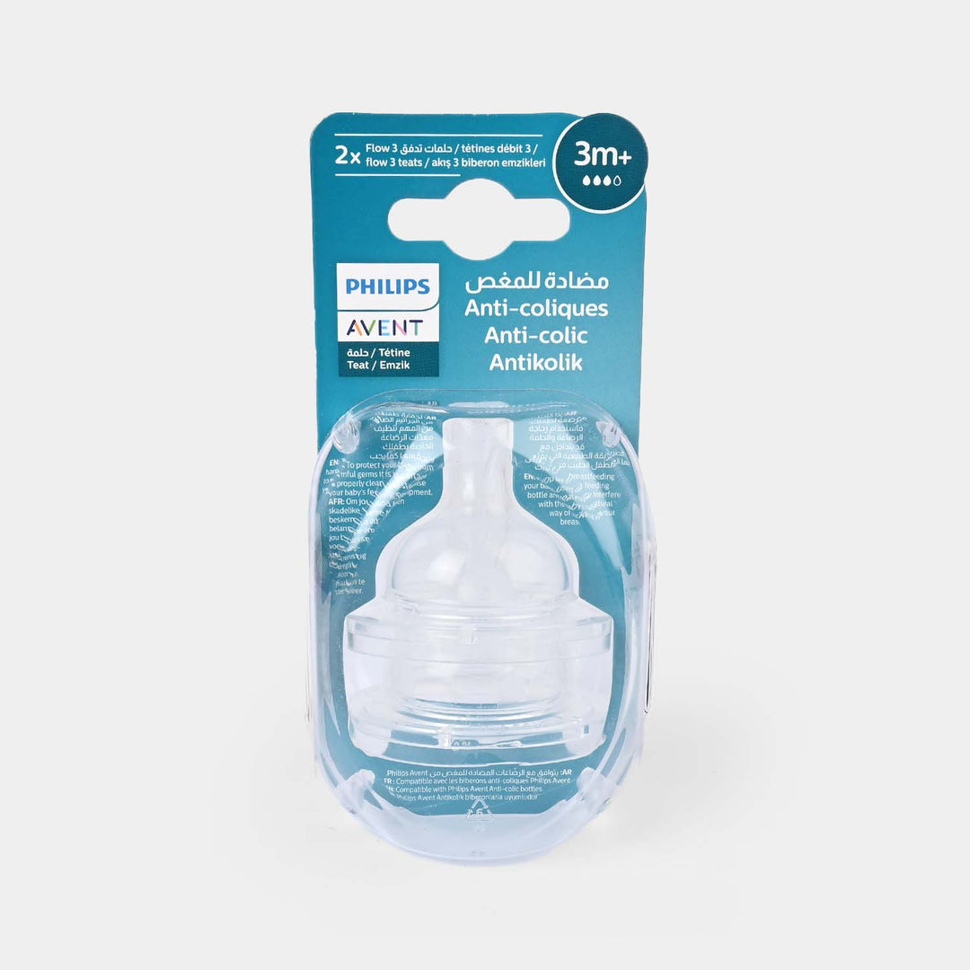 Anti Colic Silicone Nipple 3M+