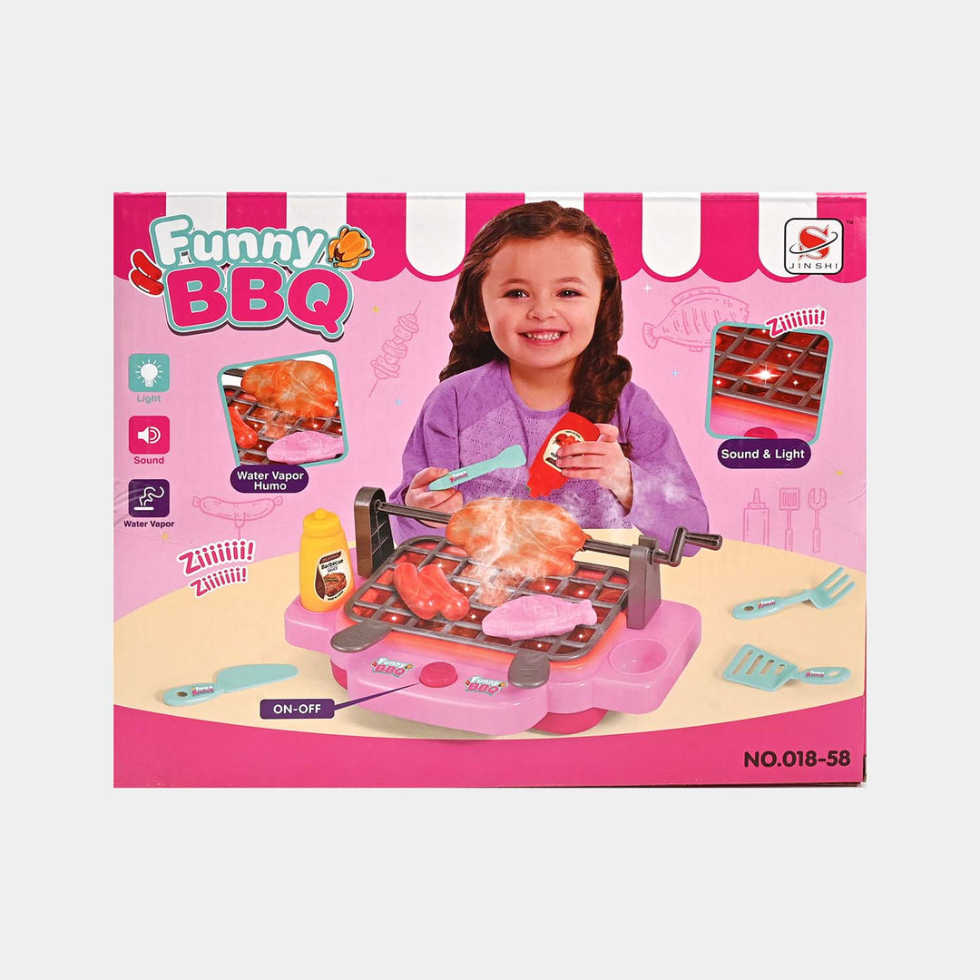 BBQ Set With Light & Music For Kids