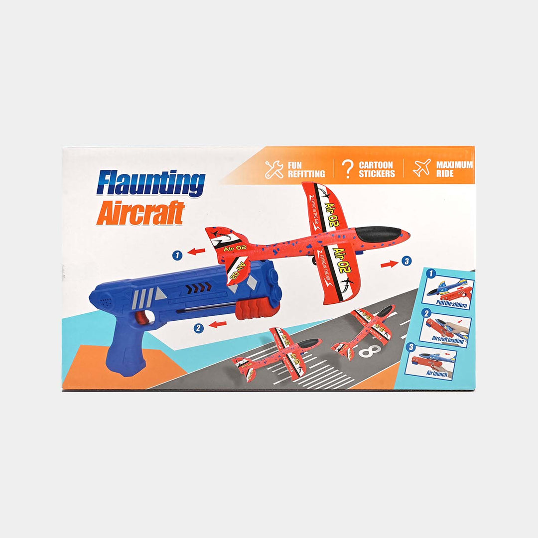 Flaunting Foam Aircraft Launcher for Kids