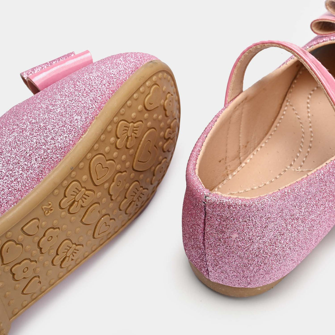 Girls Pumps 11-65-Fuchsia