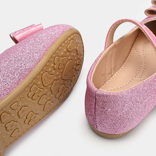 Girls Pumps 11-65-Fuchsia