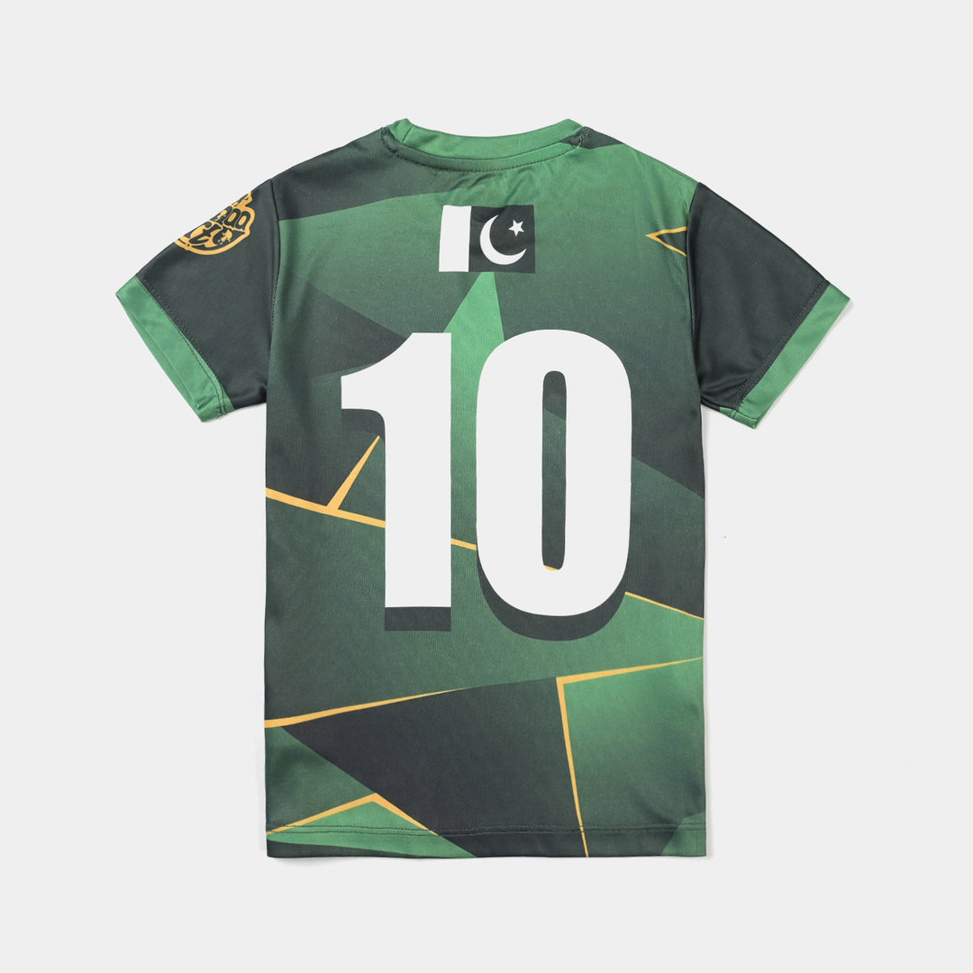 Boys Poly Jersey T-Shirt (Champion Trophy) - Green