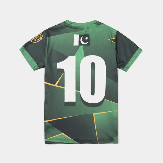 Boys Poly Jersey T-Shirt (Champion Trophy) - Green
