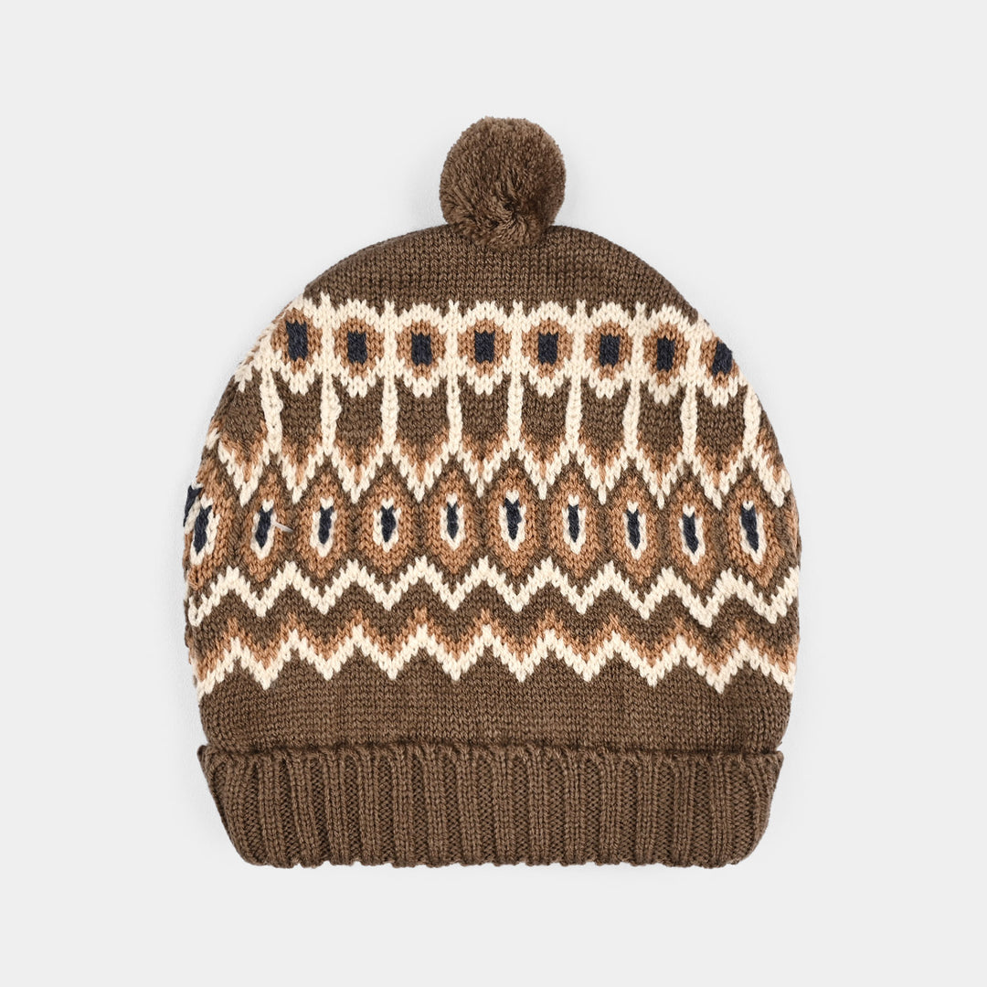 Infant Boys Acrylic Suit-Tribe - BROWN