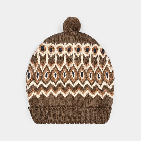 Infant Boys Acrylic Suit-Tribe - BROWN