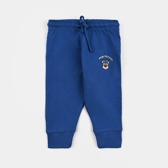 Infant Boys Cotton Terry Pajama - Blue