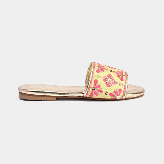 Girls Slipper 1031-17-Fuchsia