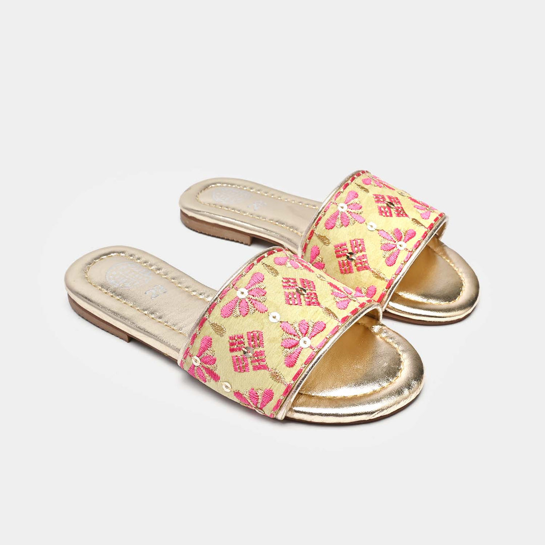 Girls Slipper 1031-17-Fuchsia