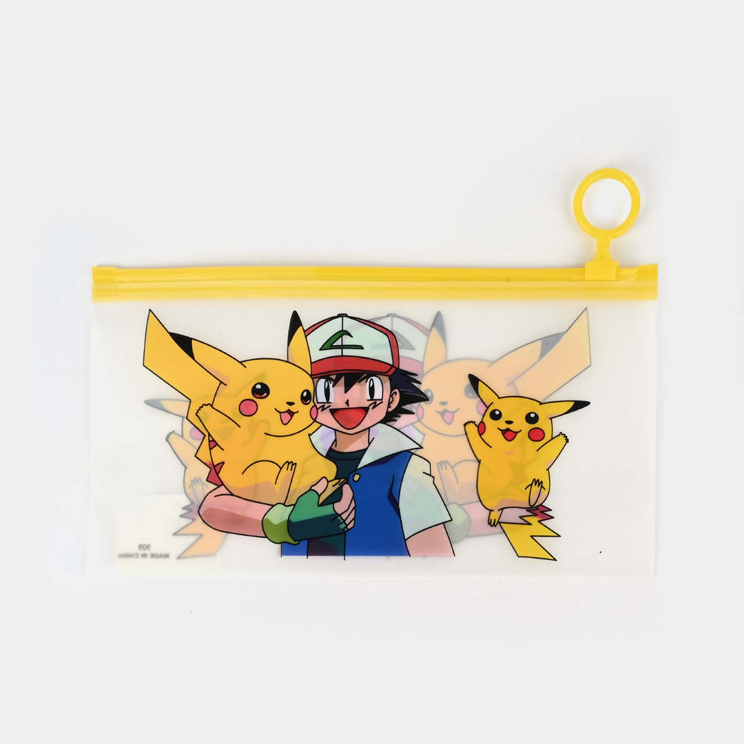 Transparent Zipper Pouch Character