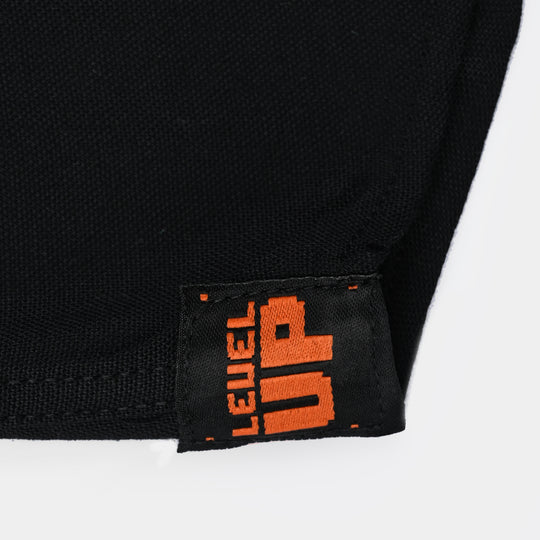 Boys Oxford Casual Shirt (Game Over)-BLACK