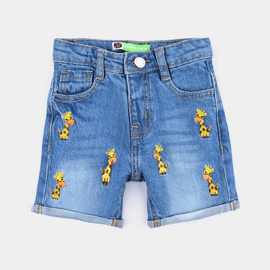 Infant Boys Denim rigid Short-Mid Blue
