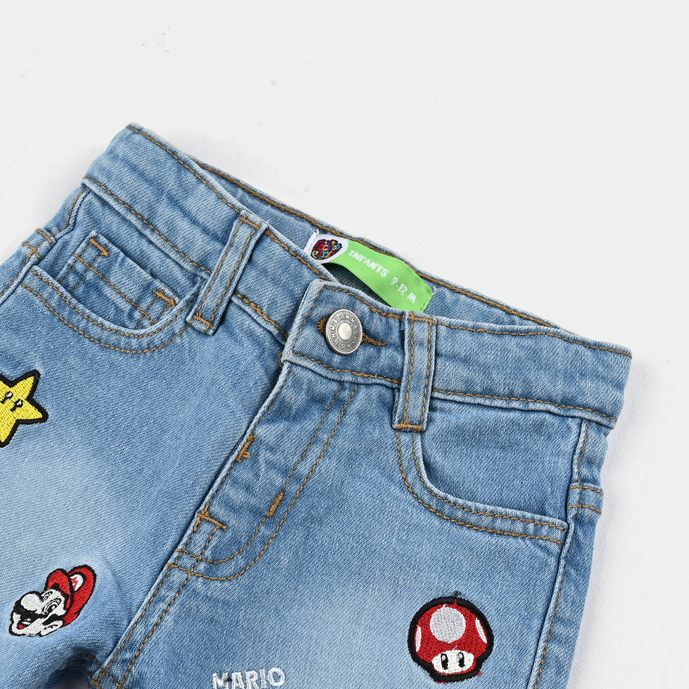 Infant Boys Denim rigid Short-LT.Blue