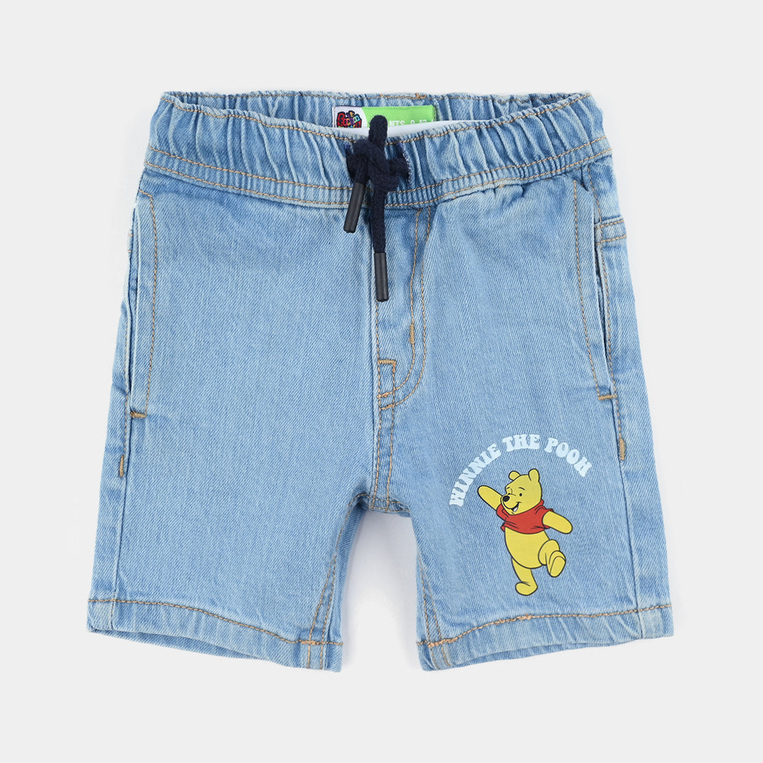 Infant Boys Denim rigid Short-Ice Blue