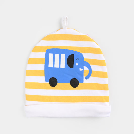 Baby Cotton Cap Animated Cars
