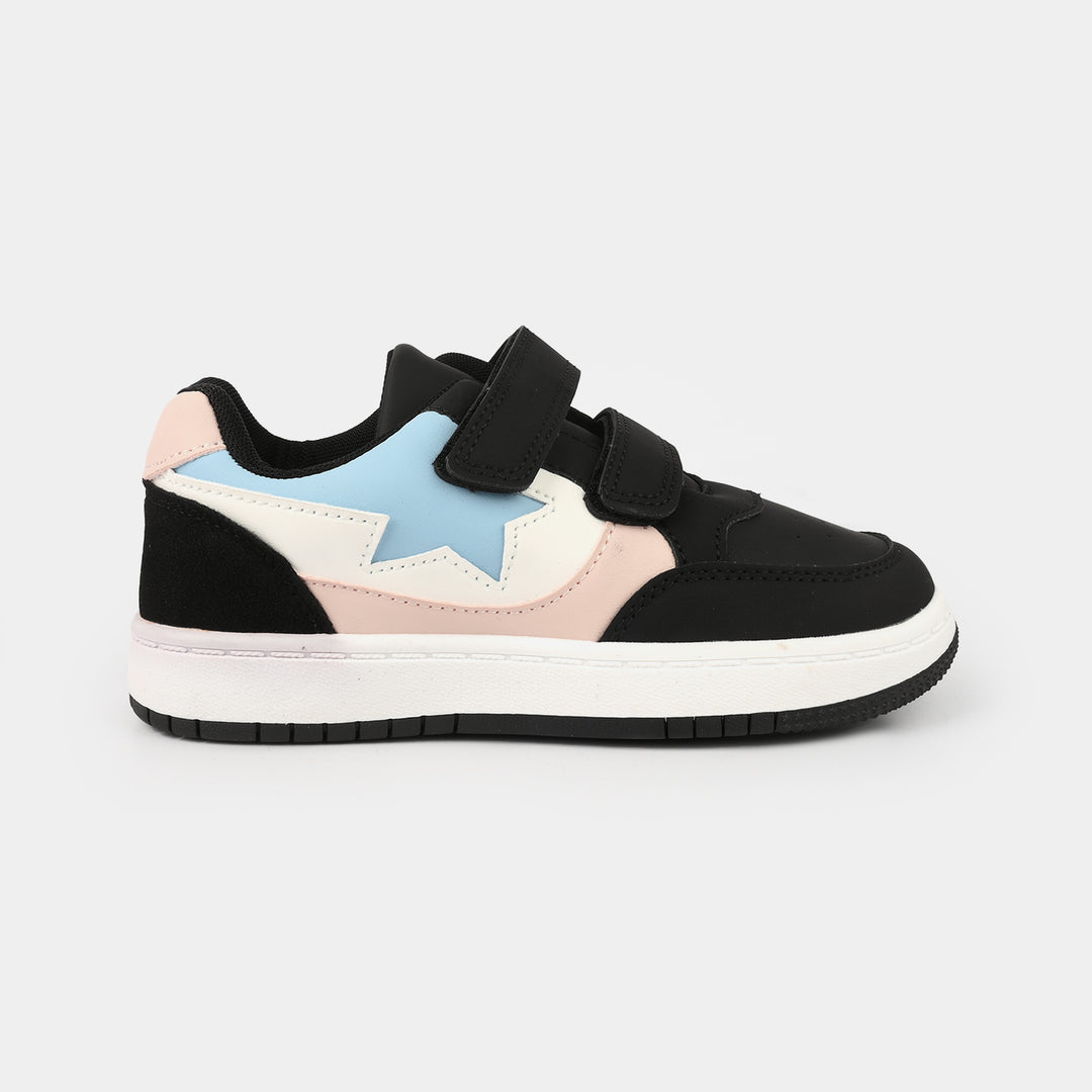 Girls Sneaker 126-9-Black.Pink