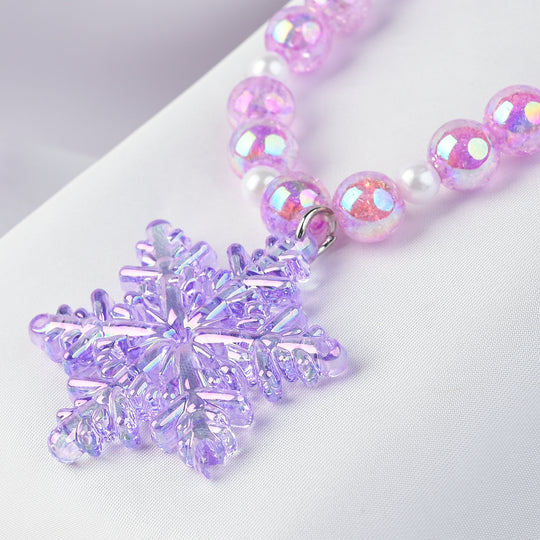 GIRLS CHARM BEADED NECKLACE & BRACELET