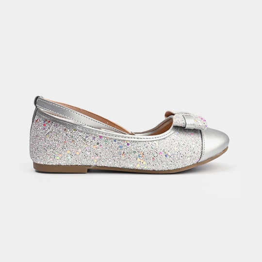 Girls Pumps 11-61-SILVER