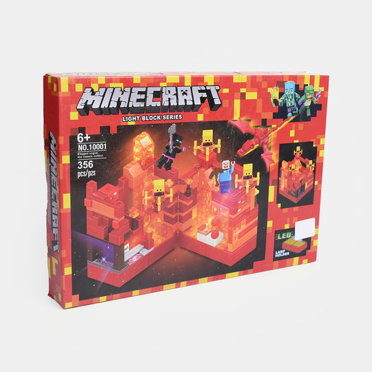 Minecraft Light Block Building Set – 356 Pcs with LED Glow