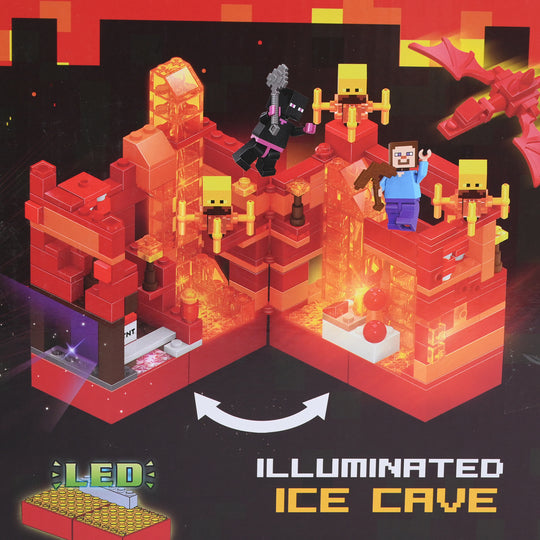Minecraft Light Block Building Set – 356 Pcs with LED Glow