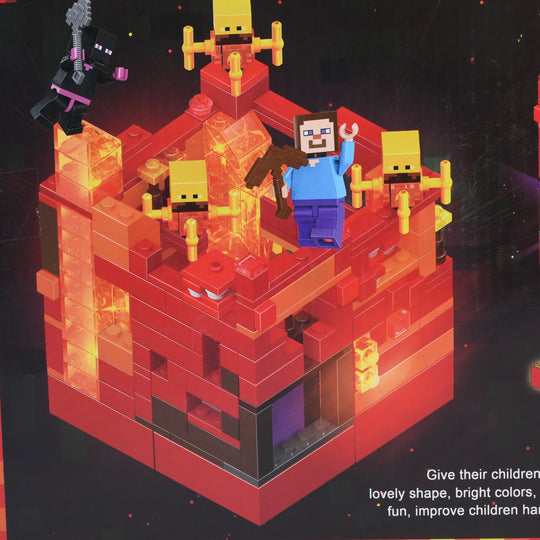 Minecraft Light Block Building Set – 356 Pcs with LED Glow