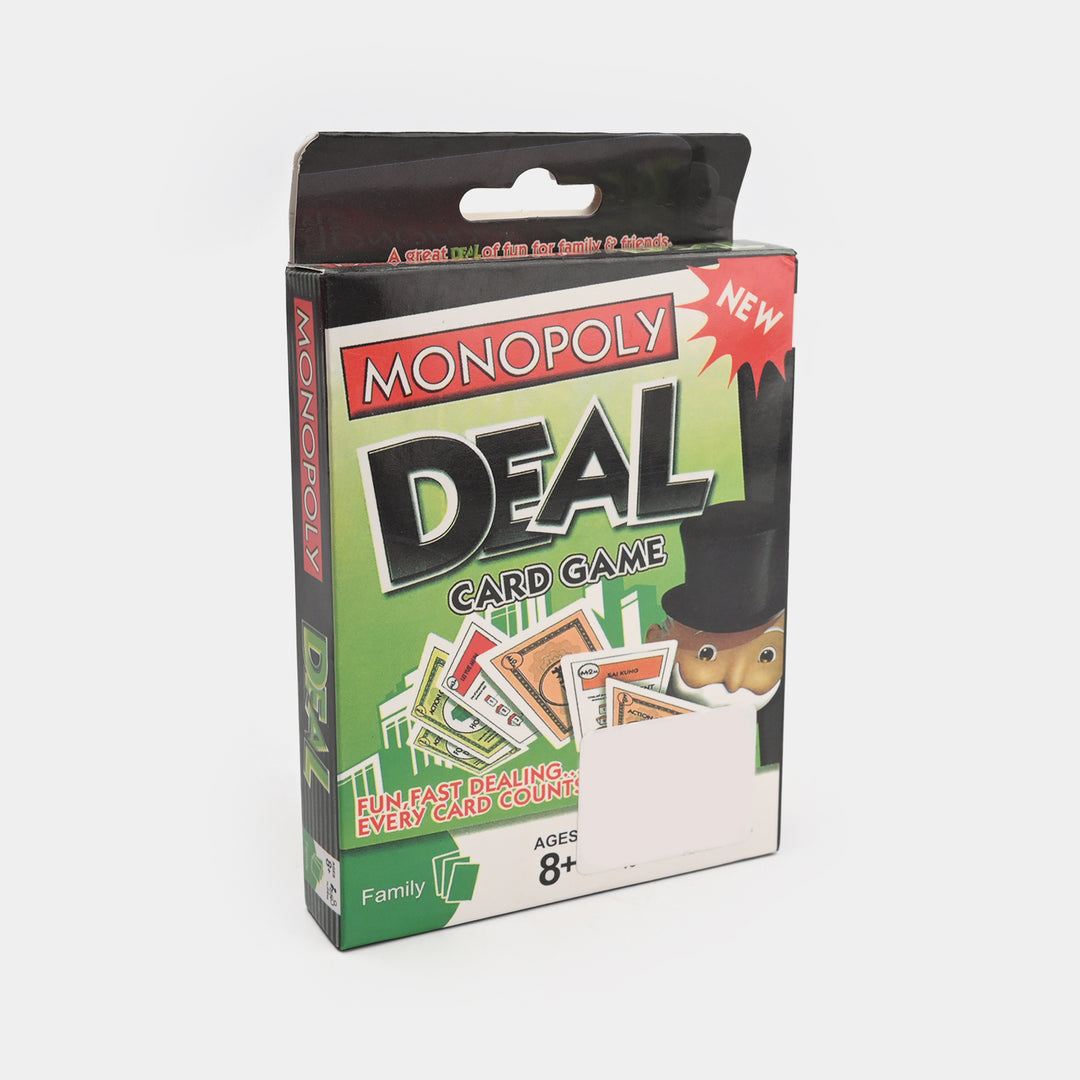 Monopoly Deal Playing Cards Game