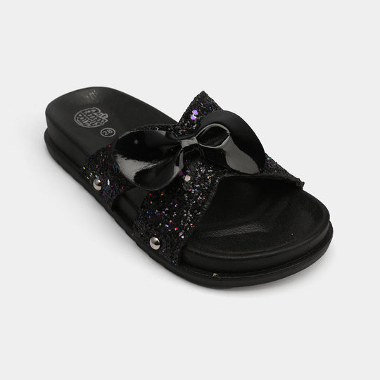 Girls Slide 013-BLACK