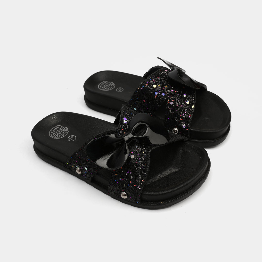 Girls Slide 013-BLACK