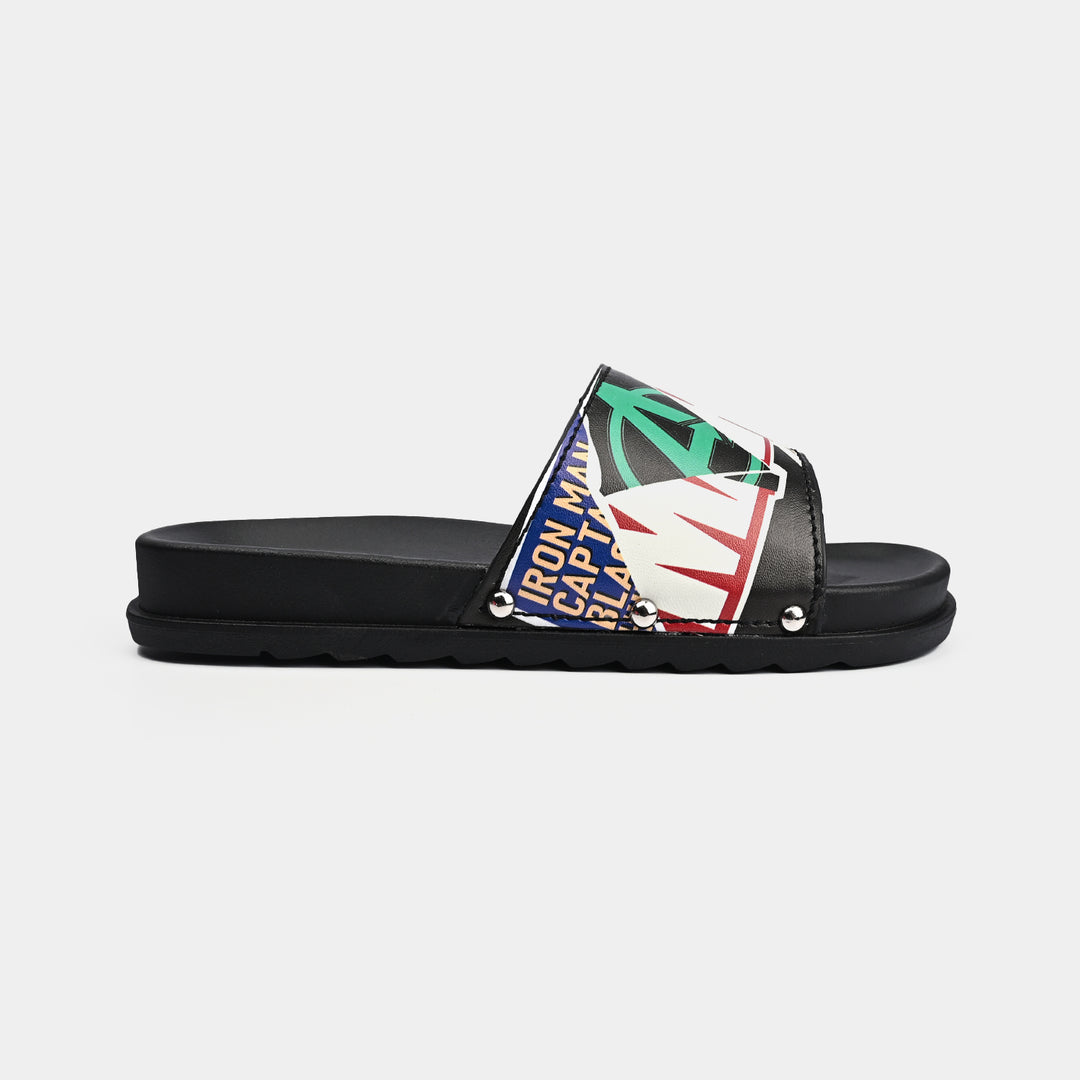 Boys Slides SF-13-BLACK