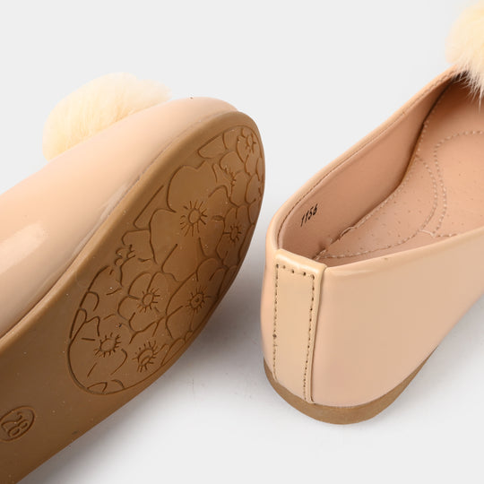 Girls Pumps 11-56 - BEIGE